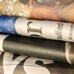 Stack of newspapers