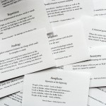 Speechwriting index cards - rhetorical devices
