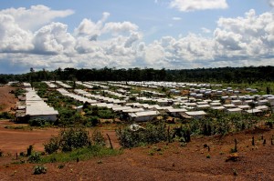 Refugee camp in Cote d'Ivoire