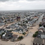 Aerial photos of New Jersey coastline in the aftermath of Hurricane Sandy